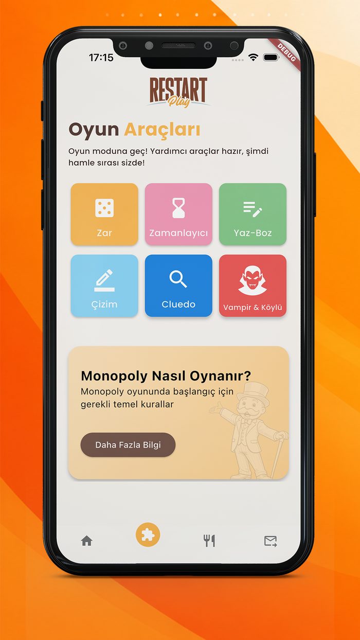 Restart Play uygulama ekranı